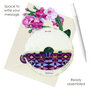 3D kaart - pirouettes cards - orchidee
