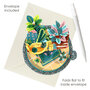 3D kaart - pirouettes cards - planten