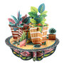 3D kaart - pirouettes cards - planten