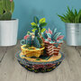 3D kaart - pirouettes cards - planten