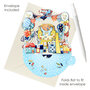 3D kaart - pirouettes cards - baby boy