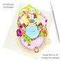 3D kaart - pirouettes cards - nieuwe baby