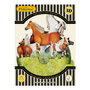 3D kaart - pirouettes cards - paarden