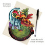 3D kaart - pirouettes cards - dinosaurus