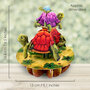 3D kaart - pirouettes cards - schildpad