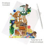 3d wenskaart - pendulum - katten op schommelstoel
