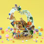 3d wenskaart - pendulum - katten op schommelstoel