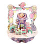 3D kaart - pirouettes cards - baby girl