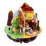 3D kaart - pirouettes cards - aladdin, gelaarsde kat en pinokkio