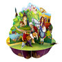 3D kaart - pirouettes cards - aladdin, gelaarsde kat en pinokkio