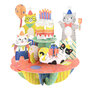 3D kaart - pirouettes cards - verjaardagskatten