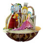 3D kaart - pirouettes cards - prinsessen