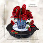 3D kaart - pirouettes cards - rozen