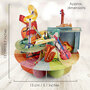 3D kaart - pirouettes cards - muziek