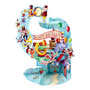 3d wenskaart - pendulum - dieren fanfare - happy birthday
