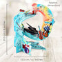 3d wenskaart - pendulum - muziek