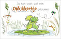 wenskaart - opkikkertje