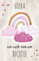 geboortekaart - een wolk van een dochter