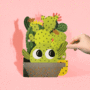 lasergesneden kaart met bewegende ogen - Aww! So Cute! - cactus