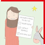 kerstkaart rosie made a thing - xmas to-do list