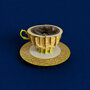 3D pop up wenskaart  - a cup of tea - zwanen