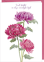 wenskaart correspondances - veel sterkte in deze moeilijke tijd - dahlia