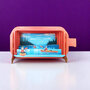 3D pop up wenskaart  - message in a bottle - kano