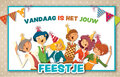felicitatiekaart - vandaag is het jouw feestje