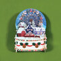3d pop-up kerstkaart miniature greetings - kerstdorp