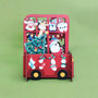 3d pop-up kerstkaart miniature greetings - kerstbus