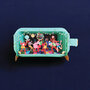 3D pop up kerstkaart of nieuwjaarskaart - message in a bottle - party