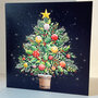 12 kerstkaarten noel tatt - prettige kerstdagen en een gelukkig nieuwjaar - kerstboom