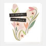 wenskaart caroline gardner - no words, just love - hart