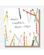 verjaardagskaart caroline gardner - more candles, more cake | muller wenskaarten