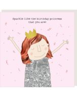 wenskaart rosiemadeathing - Sparkle like the birthday princess that you are! | Mullerwenskaarten