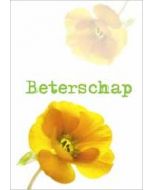 grote beterschapskaart A4 - beterschap - gele bloem