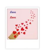 ansichtkaart instagram pickmotion - love love love