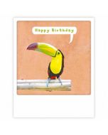 ansichtkaart instagram pickmotion - happy birthday - toekan