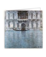 vierkante wenskaart quire - Monet, Palazzo Contarini