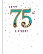 75 jaar - verjaardagskaart second nature - happy 75th birthday