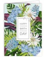 verjaardagskaart quire - happy birthday - bloemen