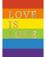 wenskaart say it with pride - love is love