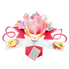 3D wenskaart - pop ups - happy birthday just for you - bloemen | muller wenskaarten