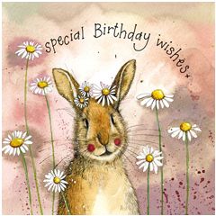 verjaardagskaart alex clark - special birthday wishes - konijn | muller wenskaarten
