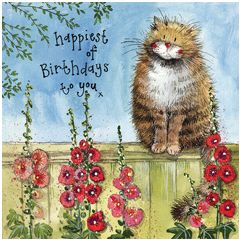 verjaardagskaart alex clark - happiest of birthdays to you - kat | muller wenskaarten