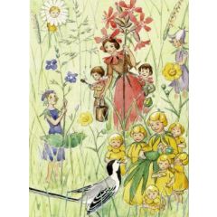 Elsa Beskow - kinderen, bloemen en vogel