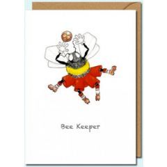 wenskaart - bee keeper - bij | muller wenskaarten