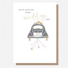 trouwkaart caroline gardner - with love on your wedding day