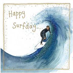 verjaardagskaart alex clark - happy surfday | muller wenskaarten