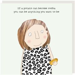wenskaart rosiemadeathing - you can be anything